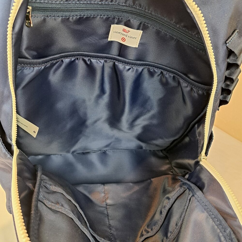 Vineyard Vines For Target Navy Blue and Light Pink Backpack NWT - Picture 9 of 16